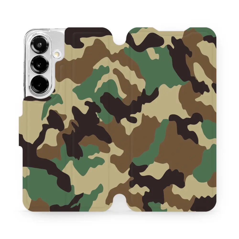 Flipové pouzdro Mobiwear - Samsung Galaxy S25 - V111P Maskáče