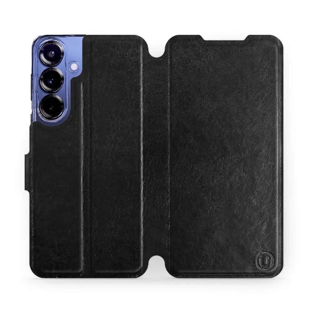 Flipové pouzdro Mobiwear - Samsung Galaxy S25 Plus - Černé a šedé