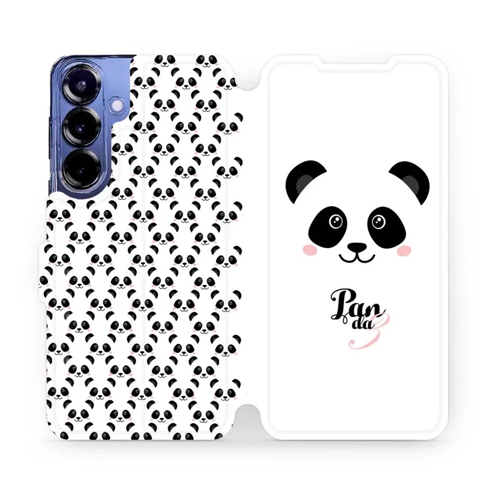 Flipové pouzdro Mobiwear - Samsung Galaxy S25 Plus - M030P Panda Amálka