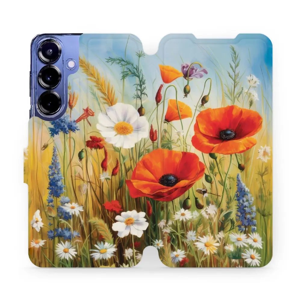 Flipové pouzdro Mobiwear - Samsung Galaxy S25 Plus - VP43S Letní louka