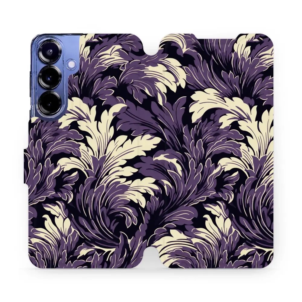 Flipové pouzdro Mobiwear - Samsung Galaxy S25 Plus - VA46S Fialové rostliny