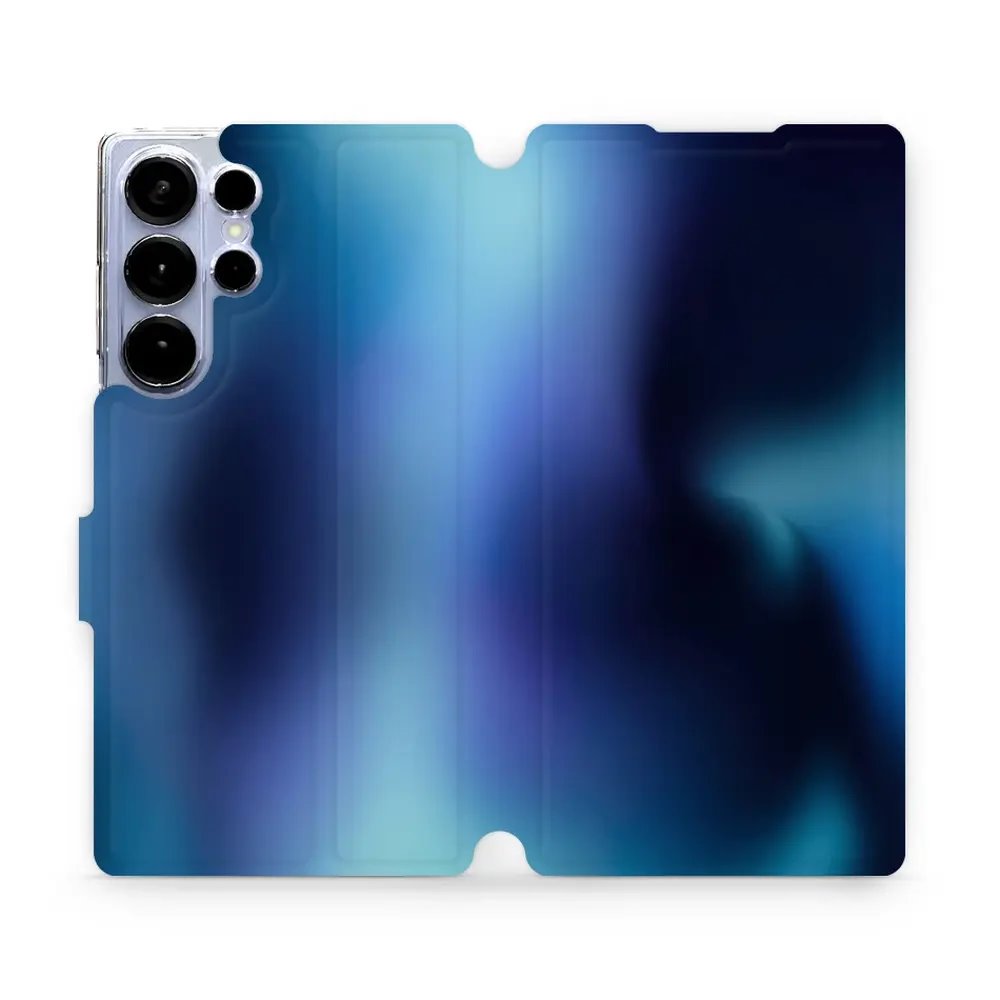 Flipové pouzdro Mobiwear - Samsung Galaxy S25 Ultra - VP68S Modrý odstín