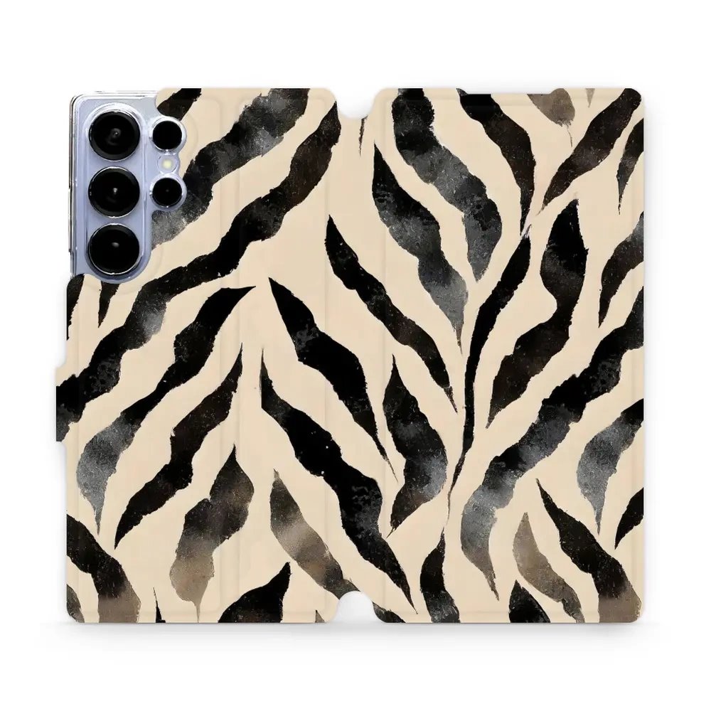 Flipové pouzdro Mobiwear - Samsung Galaxy S25 Ultra - VA53S Zebří