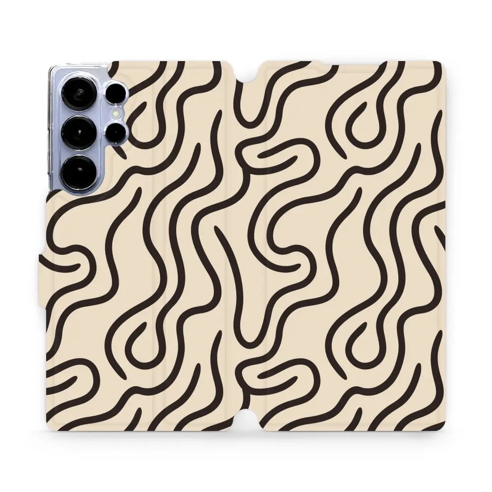 Flipové pouzdro Mobiwear - Samsung Galaxy S25 Ultra - VA60S Linky