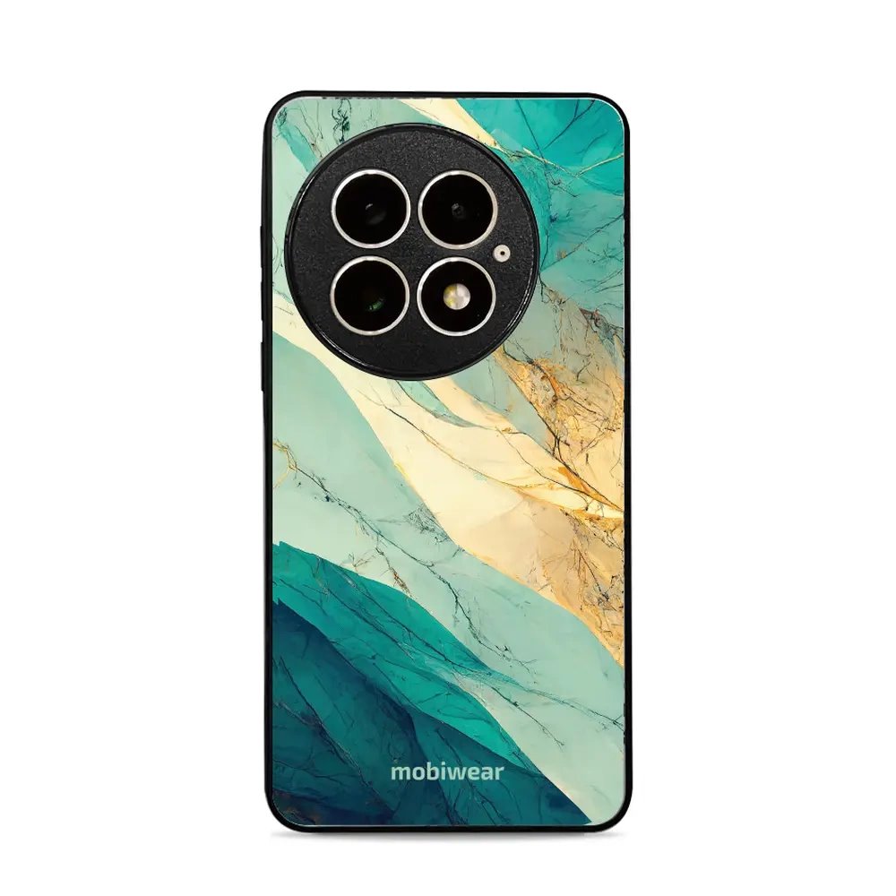 Lesklý kryt Mobiwear Glossy - OnePlus 13 - G024G - Zlatavý a zelenkavý mramor