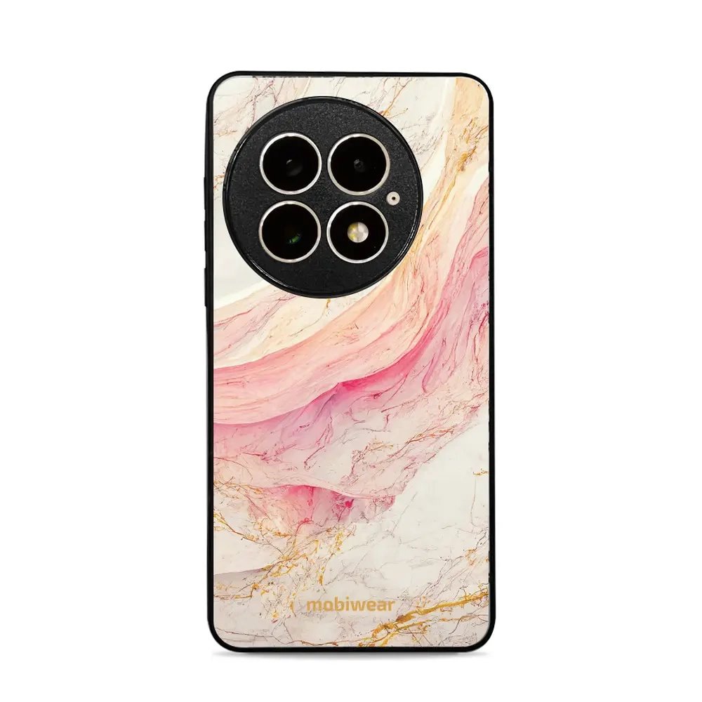 Lesklý kryt Mobiwear Glossy - OnePlus 13 - G027G - Růžový a zlatavý mramor