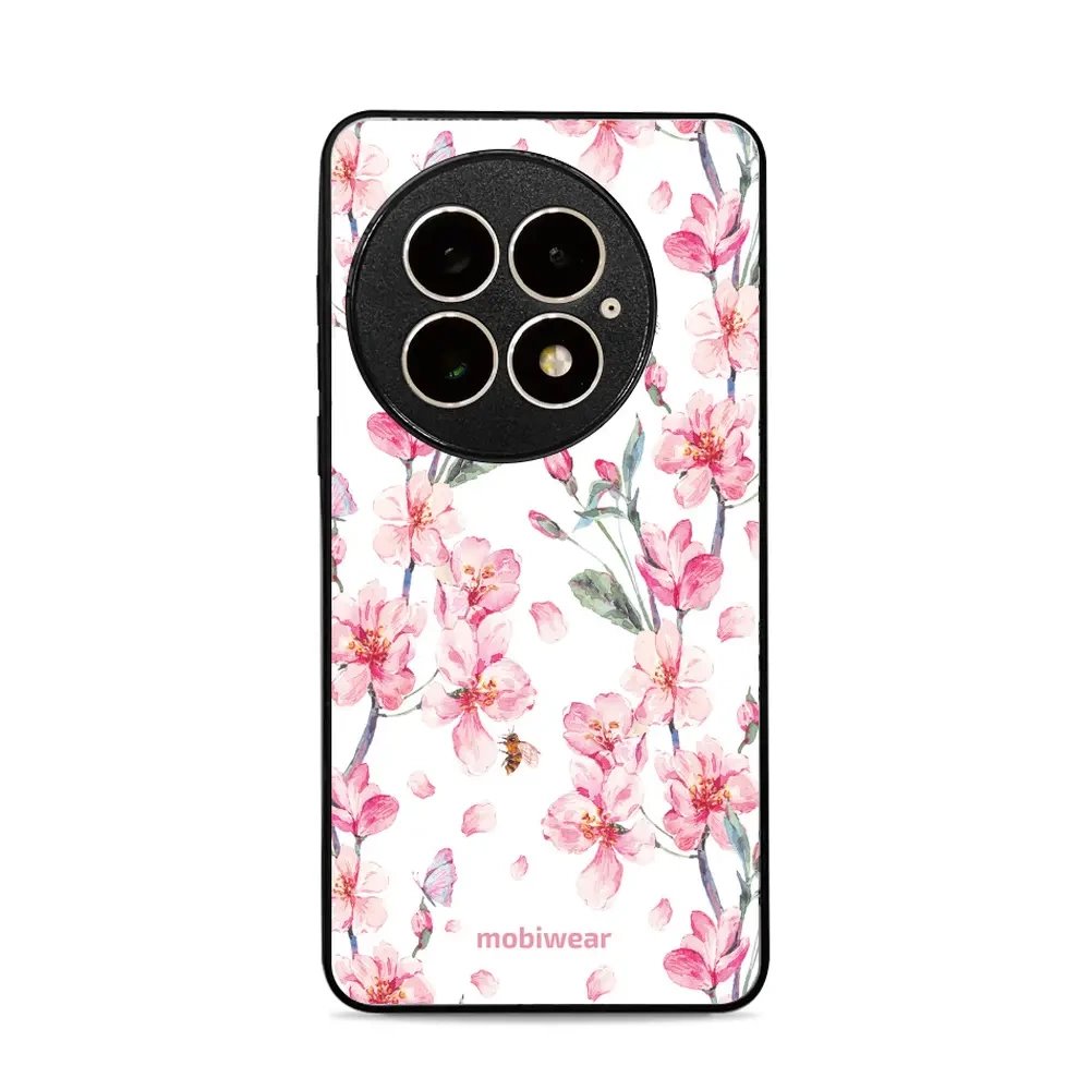 Lesklý kryt Mobiwear Glossy - OnePlus 13 - G033G - Růžové květy
