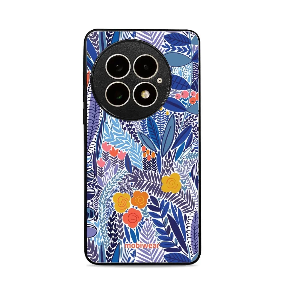 Lesklý kryt Mobiwear Glossy - OnePlus 13 - G037G - Modrá květena