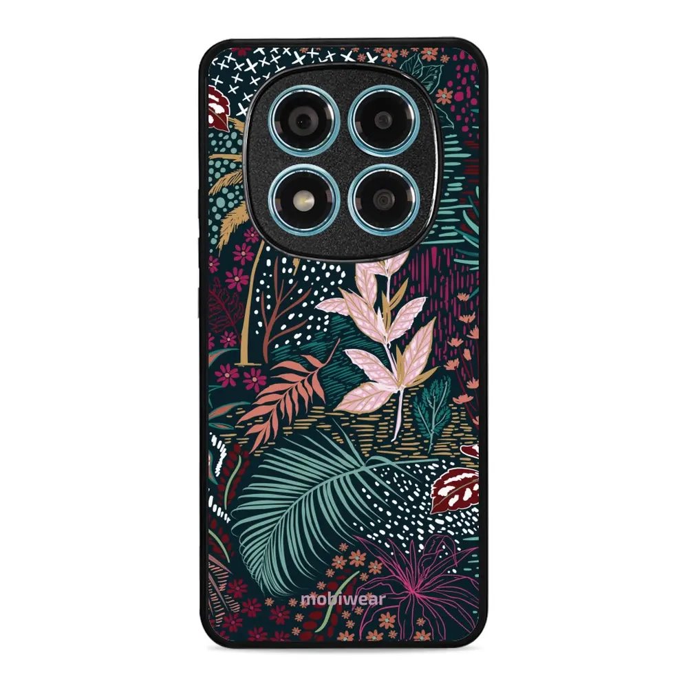 Lesklý kryt Mobiwear Glossy - Xiaomi Redmi Note 14 Pro 4G - G043G - Temná flóra