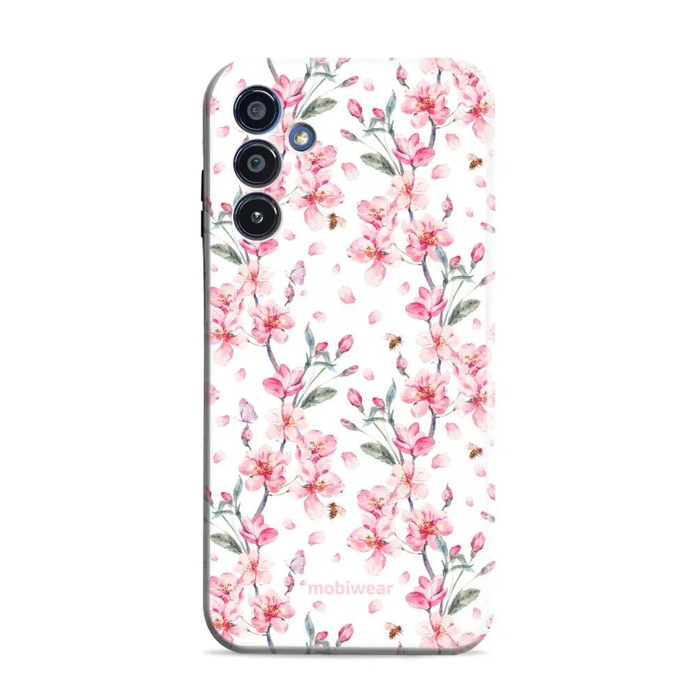 Odolný obal Mobiwear Elite Pro - Samsung Galaxy S25 Plus - E124E Růžové květy