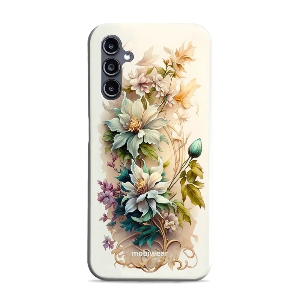 Odolný obal Mobiwear Elite Pro - Samsung Galaxy A56 5G - E014E Krémové květy