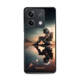 Prémiový lesklý kryt Mobiwear Glossy na mobil Xiaomi Redmi Note 13 5G - G003G Astronaut na samotce - VÝPRODEJ