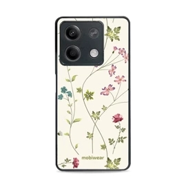 Lesklý kryt Mobiwear Glossy - Xiaomi Redmi Note 13 5G - G035G - Tenké rostlinky s květy