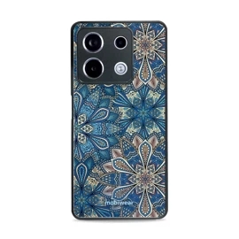 Lesklý kryt Mobiwear Glossy - Xiaomi Redmi Note 13 Pro 5G / Poco X6 5G - G038G - Modré mandala květy