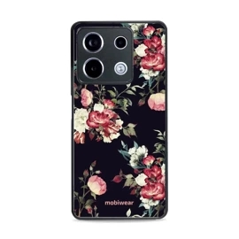 Lesklý kryt Mobiwear Glossy - Xiaomi Redmi Note 13 Pro 5G / Poco X6 5G - G040G - Růže na černé