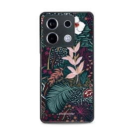 Lesklý kryt Mobiwear Glossy - Xiaomi Redmi Note 13 Pro 5G / Poco X6 5G - G043G - Temná flóra