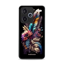 Lesklý kryt Mobiwear Glossy - Xiaomi Redmi Note 13 Pro Plus 5G - G011G Kytice s pírkem