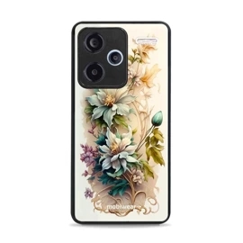 Lesklý kryt Mobiwear Glossy - Xiaomi Redmi Note 13 Pro Plus 5G - G014G Krémové květy