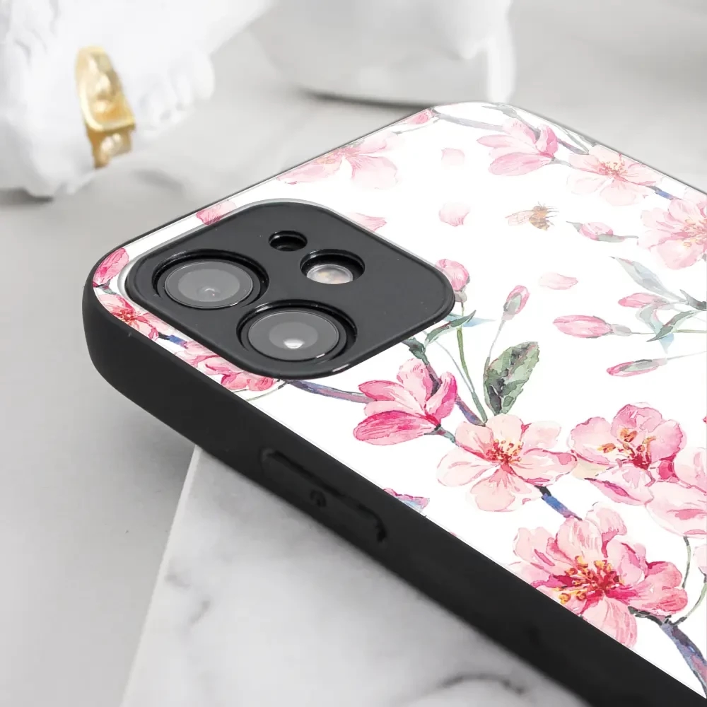 Lesklý kryt Mobiwear Glossy - Xiaomi Redmi Note 13 Pro Plus 5G - G033G - Růžové květy - VÝPRODEJ