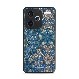 Lesklý kryt Mobiwear Glossy - Xiaomi Redmi Note 13 Pro Plus 5G - G038G - Modré mandala květy
