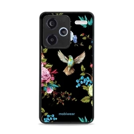 Lesklý kryt Mobiwear Glossy - Xiaomi Redmi Note 13 Pro Plus 5G - G041G - Ptáček a květy