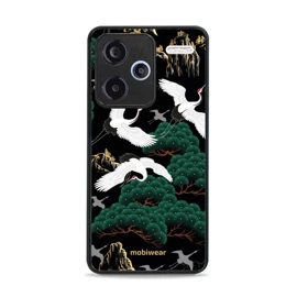 Lesklý kryt Mobiwear Glossy - Xiaomi Redmi Note 13 Pro Plus 5G - G042G - Jeřábi