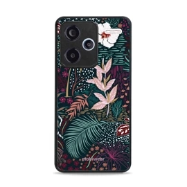 Lesklý kryt Mobiwear Glossy - Xiaomi Redmi Note 13 Pro Plus 5G - G043G - Temná flóra