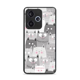 Lesklý kryt Mobiwear Glossy - Xiaomi Redmi Note 13 Pro Plus 5G - G045G - Kočičky