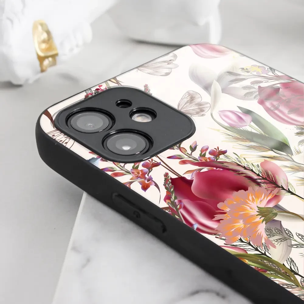 Lesklý kryt Mobiwear Glossy - Apple iPhone XR - G031G - Rozkvetlá louka