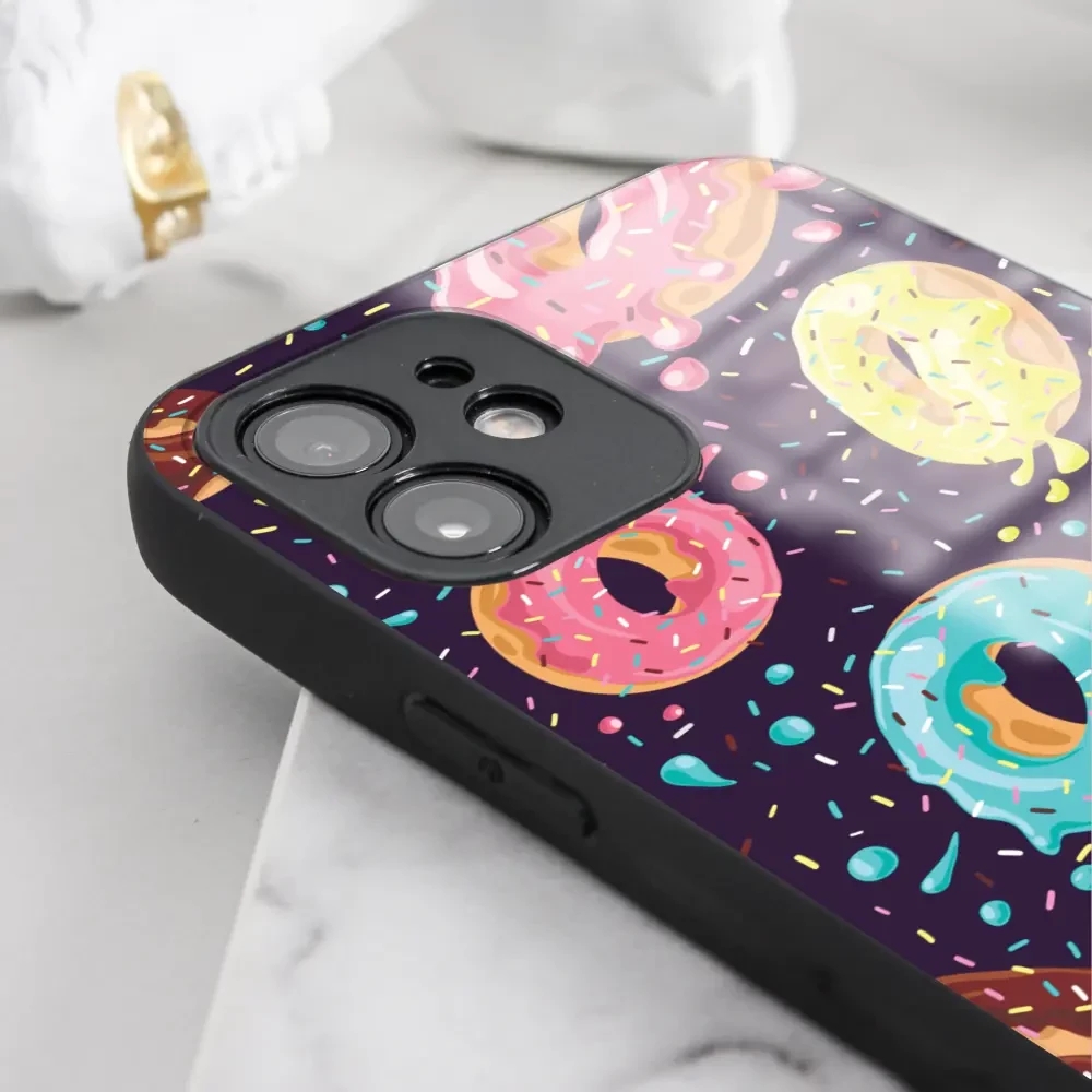 Lesklý kryt Mobiwear Glossy - Xiaomi Redmi 10C - G046G - Donutky