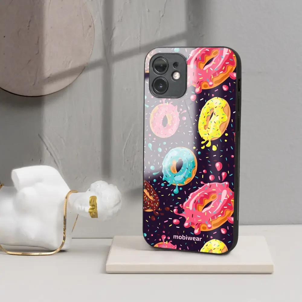 Lesklý kryt Mobiwear Glossy - Xiaomi Redmi 10C - G046G - Donutky