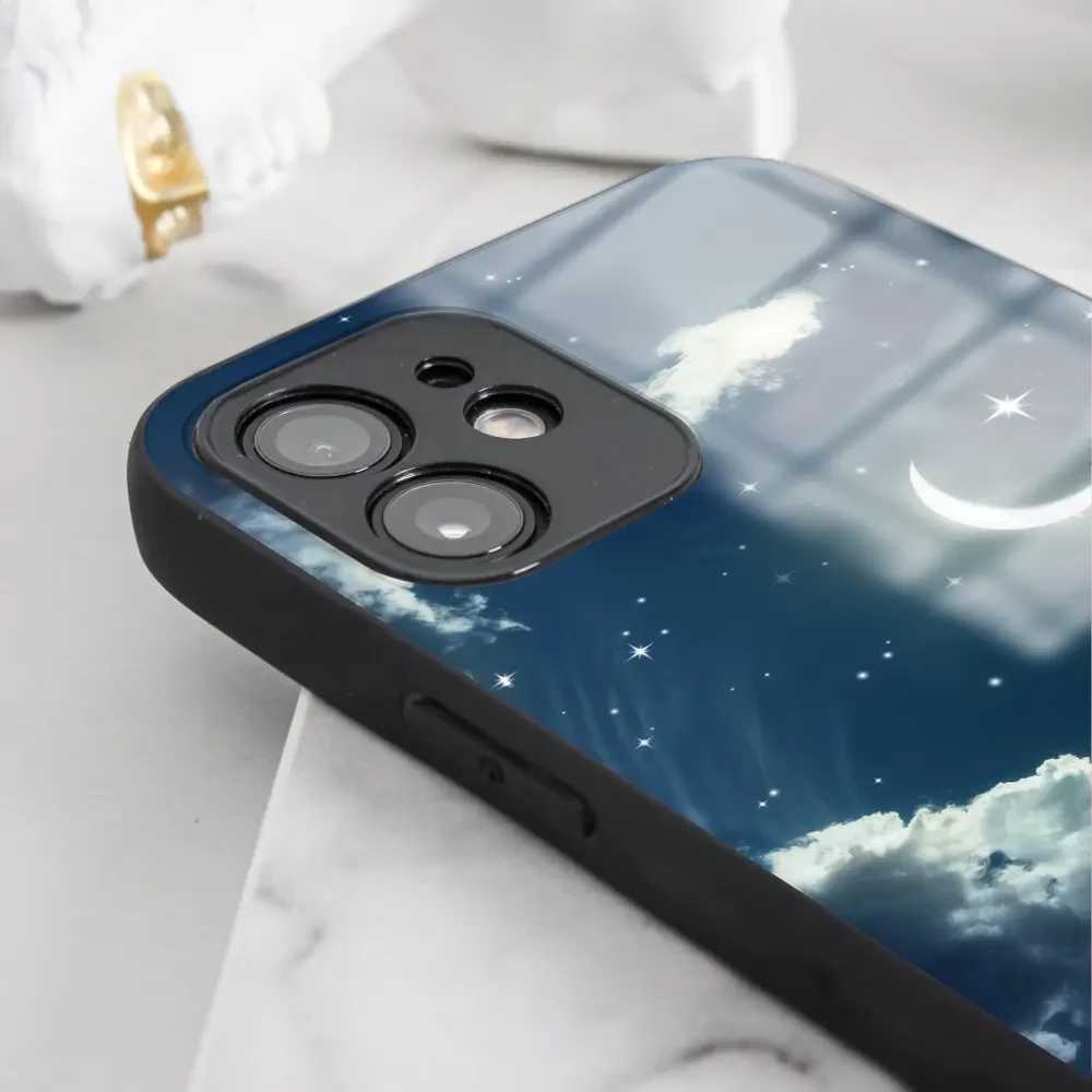 Lesklý kryt Mobiwear Glossy - Xiaomi Redmi Note 7 - G048G - Noční obloha