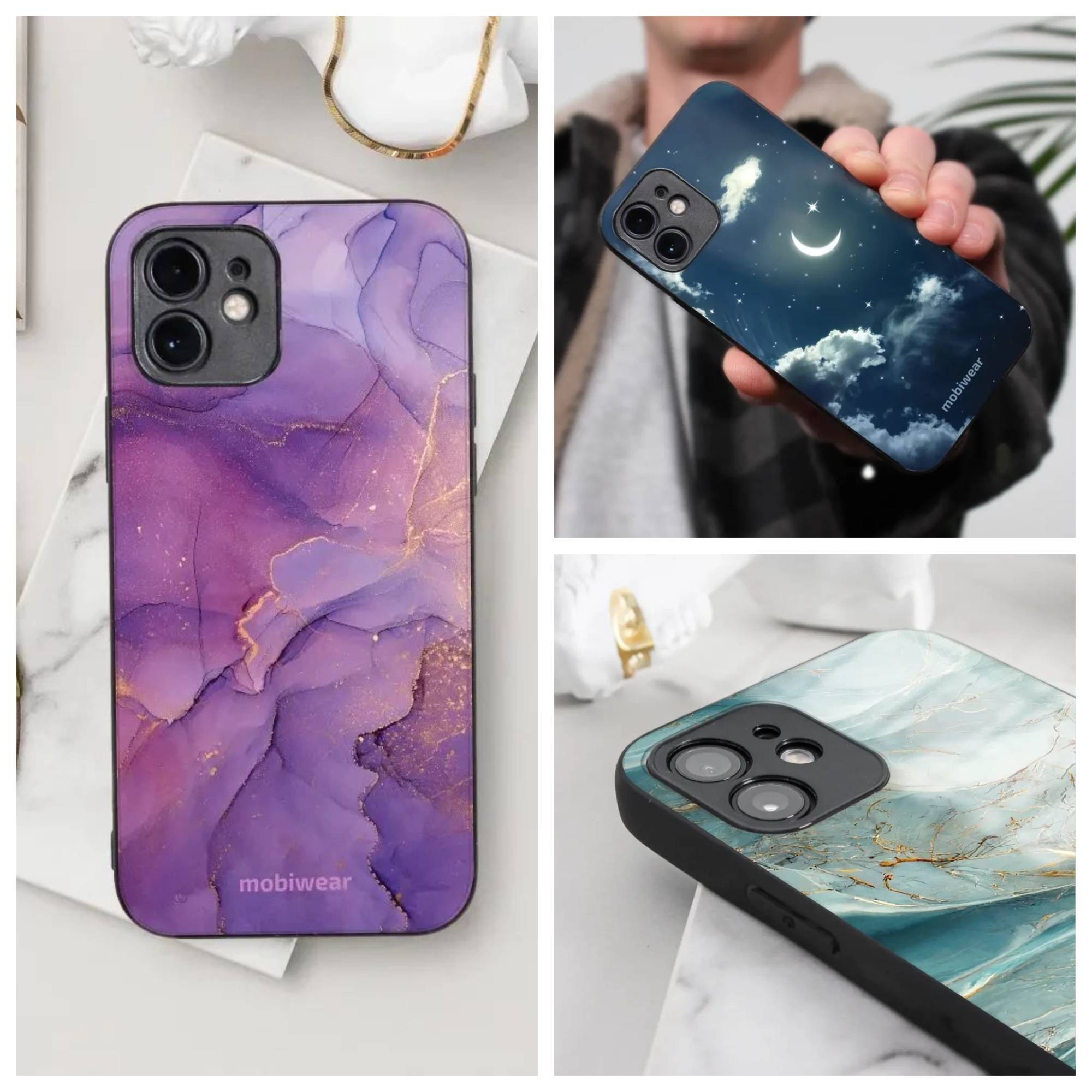 Lesklý kryt na mobil Samsung Galaxy S26 - Mobiwear Glossy G171G, zlatavé lístky a květy