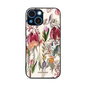 Lesklý kryt Mobiwear Glossy - Apple iPhone 13 mini - G031G - Rozkvetlá louka
