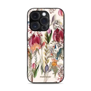 Lesklý kryt Mobiwear Glossy - Apple iPhone 14 Pro - G031G - Rozkvetlá louka