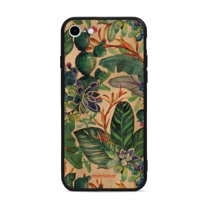 Lesklý kryt Mobiwear Glossy - Apple iPhone 8 - G036G - Sukulenty