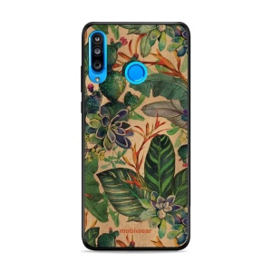 Lesklý kryt Mobiwear Glossy - Huawei P30 Lite - G036G - Sukulenty