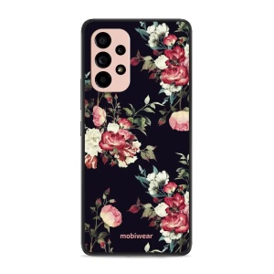 Lesklý kryt Mobiwear Glossy - Samsung Galaxy A53 5G - G040G - Růže na černé