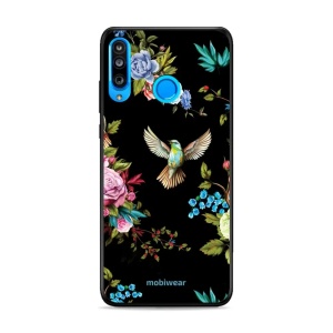 Lesklý kryt Mobiwear Glossy - Huawei P30 Lite - G041G - Ptáček a květy