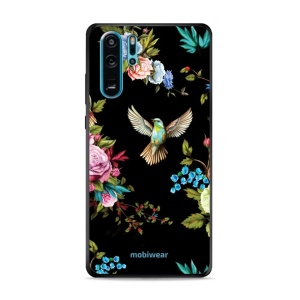 Lesklý kryt Mobiwear Glossy - Huawei P30 Pro - G041G - Ptáček a květy