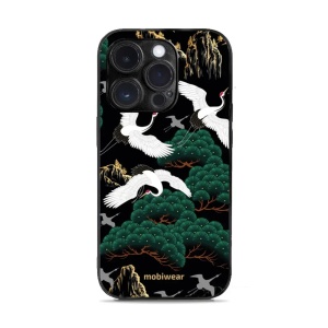 Lesklý kryt Mobiwear Glossy - Apple iPhone 14 Pro - G042G - Jeřábi
