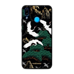 Lesklý kryt Mobiwear Glossy - Huawei P20 Lite - G042G - Jeřábi