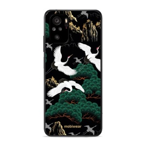 Lesklý kryt Mobiwear Glossy - Xiaomi Redmi Note 10s - G042G - Jeřábi