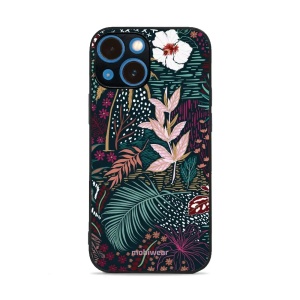 Lesklý kryt Mobiwear Glossy - Apple iPhone 13 mini - G043G - Temná flóra