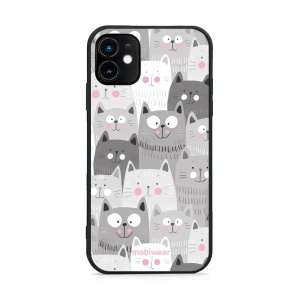 Lesklý kryt Mobiwear Glossy - Apple iPhone 11 - G045G - Kočičky