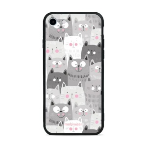 Lesklý kryt Mobiwear Glossy - Apple iPhone 7 - G045G - Kočičky