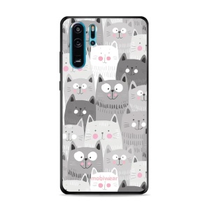 Lesklý kryt Mobiwear Glossy - Huawei P30 Pro - G045G - Kočičky