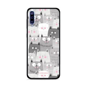 Lesklý kryt Mobiwear Glossy - Samsung Galaxy A50 - G045G - Kočičky