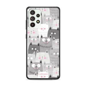 Lesklý kryt Mobiwear Glossy - Samsung Galaxy A52S 5G - G045G - Kočičky