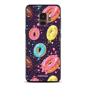 Prémiový lesklý kryt Mobiwear Glossy na mobil Samsung Galaxy S9 - G046G - Donutky - VÝPRODEJ